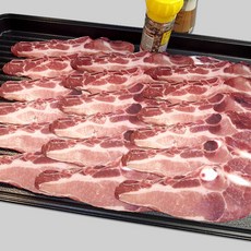 [으뜸한돈] 국내산 한돈 돼지 LA갈비 500g+500g (구이용) (총1kg)냉동, 2개