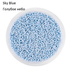 체코식 매력적인 유리 비즈 작은 라운드 루즈 쥬얼리 제작 귀걸이 팔찌, 2mmx1800pcs, 31. Sky Blue / B. 2mmx1800pcs