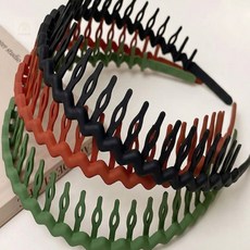 모아모두 긴 빗살 얇은 머리띠 머리정리, 오렌지
