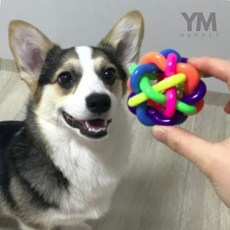 YM 강아지 라인 탱탱볼 강아지볼, 혼합, 1개
