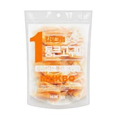 먹보 통큰 고구마 슬라이스 1kg 강아지 맛있는 간식애견 사사미 고기 기호성 육포, 1개