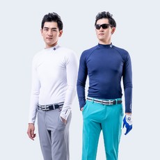 Snowbee Golf 高爾夫保暖長袖合身衣, 白色,M, 1個