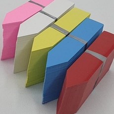 식집사 일자형 식물 이름표 10cm 100P 수목표찰 화분분류 팻말, 없음