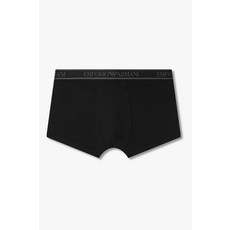엠포리오 아르마니 EMPORIO ARMANI UNDERWEAR 남성 라인 밴딩 이지 코튼 드로즈_블랙 0815312317 2507052893 435577