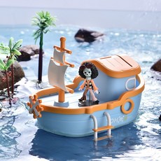 YOHO 海盜船存錢罐, 1件, 海盜船蘭色:1個