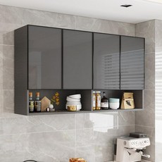 욕실수건장 겸용 슬라이드 거울장 화장실 욕실장, 18. 120x30x80 4도어