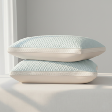 아이너리 빨아쓰는 푹신한 숙면 경추 베개, 2개, 스카이 블루