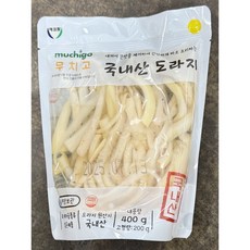무치고 국내산 쓴맛 없는 데친 도라지 400g, 2개
