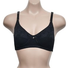 고급스러운 플로럴 오가닉코튼 풀컵 브라