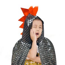 공룡망토 할로윈 실버 코스튬 할로윈 코스튬 할로윈 파티의상 할로윈의상 할로윈코스튬+동아상사Shop