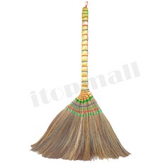 고급형 갈대 빗자루 방비 미용실 교실 청소 쓸기 마당 청소 용품 도구 용, 1개, 상세페이지 참조