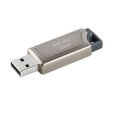 PNY PRO Elite USB 3.1 플래시 드라이브 128GB 2팩 - 프리미엄 메탈 디자인 최대 400MB/s 읽기 및 180MB/s 쓰기 PC Mac과 호환 3.0/, 166434 PNY Pro Elite 128GB USB