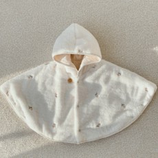 Ma lolotte 超細纖維嬰兒保暖連帽斗篷毛毯, Sweet Tulip