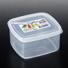 일본 나카야 밀폐용기/찬통/보관용기, B-사각 900ml, 3개