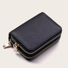 ElVerano Minnie女款簡約手風琴名片鈔票硬幣拉鍊卡片錢包 4色