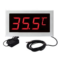 디지털온도계 대형 사우나 수온계 목욕탕 탕온계 전광판, LED대형화면 30m 수온 온도겸용