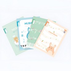 펜피아 초등 3-6학년 음악노트 (32매), 랜덤
