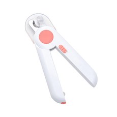 LED寵物指甲剪 貓咪指甲剪 狗狗指甲剪 LED發光指甲剪 寵物用品 台灣當天出貨, 櫻花粉, 1個