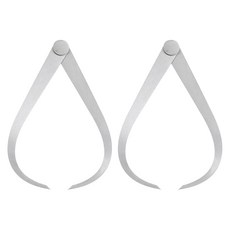 uxcell 유엑셀 固着 조인트 외측 캘리퍼 150mm 6인치 공구강 측정 도구, 1개