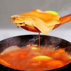 [대용량] 강원도 감자 얼큰 수제비 (비법소스 동봉) / 생반죽 쫄깃한 식감 일품, 1.4kg, 1세트