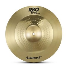 무소음 심벌즈 하이햇 세트 입문용 드럼 학원, 1개, 18인치 싱글 심벌