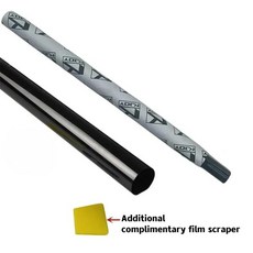 3Mx50CM VLT 블랙 자동차 썬팅 필름 가정용 창문 유리 햇빛 차단 스티커 펄 코튼 스틱 PAC, 02 5 Percent