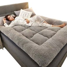 침대싱글토퍼 양털 발열 손님용 매트리스패드 따뜻한 이불 차박 자가토퍼