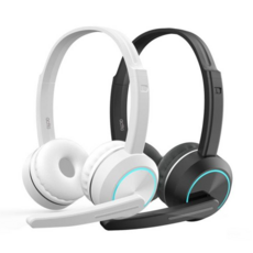 엑토 어학용 LED 블루투스 헤드셋 붐마이크 BTH-08, 쿠팡 BTH-08화이트, 쿠팡 본상품선택