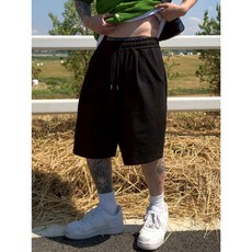 BT3 厚磅 棉短褲 休閒寬大運動六分褲 MM47