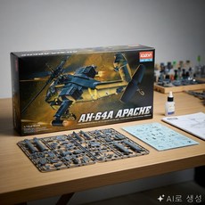 On동네 1대72 AH-64A 아팟치 12488 헬기프라모델
