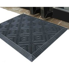 호텔 출입구 매트 카펫 발매트 현관 발판 미끄럼방지 야외용, 1개, 그레이 60x120cm