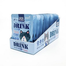 동원 뉴트리플랜 드링크 고양이간식 참치 40g 40개 음수량 증대 수분충전