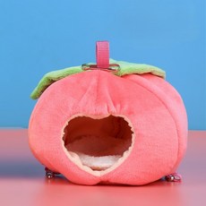 BenF Home 앵무새 포치 집 둥지 은신처 텐트 침대 놀이터 장난감 햄스터 소동물, 1개, 핑크