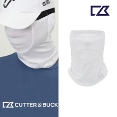 커터앤벅 남여 자외선차단 귀덮개형 골프 냉감 마스크 - CBU5MNW182, 화이트, Free, 화이트, 1개