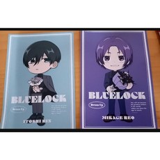 幸幸貓 現貨 藍色監獄 明信片 糸師凛 御影玲王 2入組, 1個