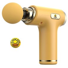 미니 USB 3단 C 전동 충전 마사지건 4종 헤드, 1개, C. F399 기어8헤드은색 한자