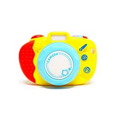 사진찍기놀이 불빛 효과음 장난감 카메라 아기폰 흥미유발 멜로디 폰장난감, 1개, 랜덤색상