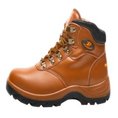 [로지프로] 국산 가죽 안전화 브라운 6인치 옛날안전화 공사장안전화 트레킹화, 브라운 250mm
