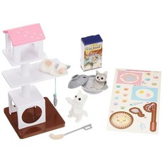 LICCA莉卡娃娃 貓咪遊玩區 LG-12 超萌寵物玩具組，角色扮演養成遊戲，安全無毒材質, 1個