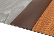 자가 접착식 바닥 트랜지션 스트립 내마모성 평면 문턱 커버 방수 카펫 타일 엣지 트림 도어웨이용, 02 4CM, 06 Coffee