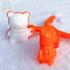 SolSun 눈집게 곰돌이 눈사람만드는방법