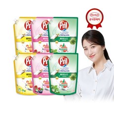 프릴 시크릿 오브 베이킹소다 1000mlx6개, 퓨어 레몬, 상세설명 참조