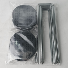 제초 잡초 방지 매트 고정핀 지지대, 20개