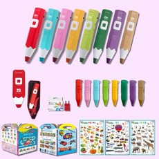 국내백화점 세이펜 레인온펜+틴케이스+실리콘케이스+충전기+내친구빠방이+내친구빠방이 탈것+학습벽보 돌 선물, 레인온펜 퍼플, 퍼플