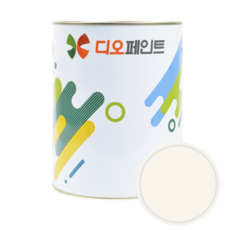 디오페인트 광택스 가구 방문 몰딩 수성 반광 페인트, 1개, 1L, 뉴트럴7 (크림)