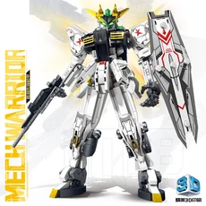 MOC 변신 메카 로봇 블록 교육 DIY 조립 키트 어린이 전사 모델 장난감 선물 및 데스크탑 장식, 01 2078 723pcs NO BOX