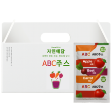 자연애담 맛있는 ABC주스 사과 당근 비트 에이비씨, 100ml, 50개