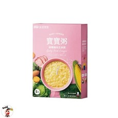波堤寶寶 寶寶粥 寶飽南瓜地瓜粥 5入 寶寶副食品, 順暢豬肉玉米粥(單包販售), 150g, 1個