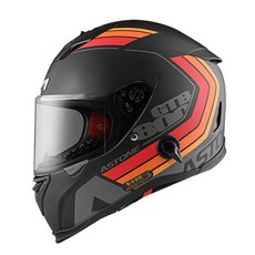 【PUPU SHOP】(現貨)ASTONE GTB800 AO35 彩繪 全罩式安全帽 平黑/紅, 3XL