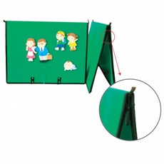 (1개입) 청양 벨크로보드 삼각자료판 대.(지퍼용) 초록, 개 (1개입)